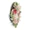 22&#x22; Pink Hydrangea &#x26; Bunny Tail Wreath by Ashland&#xAE;